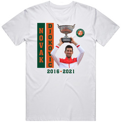 Novak Djokovic French Open Champion T Shirt