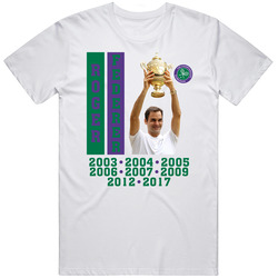 Roger Federer Wimbledon Champion T Shirt