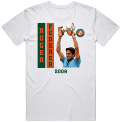 Roger Federer French Open Champion T Shirt