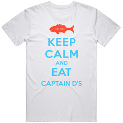 Keep Calm And Eat Captain Ds Restaurant T Shirt