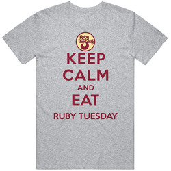 Keep Calm And Eat Ruby Tuesday Restaurant T Shirt