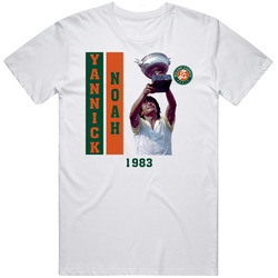 Yannick Noah French Open Champion T Shirt