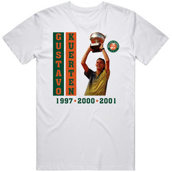 Gustavo Kuerten French Open Champion T Shirt