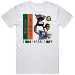 Ivan Lendl French Open Champion T Shirt