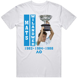 Mats Wilander Australian Open Champion T Shirt
