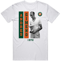 Andres Gimeno French Open Champion T Shirt