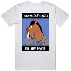 Bojack Horseman I Have No Self Control Funny T Shirt