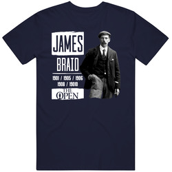 James Braid The Open Championship Tournament Golf Legend T Shirt James Braid The Open Championship Tournament Golf Legend T Shirt