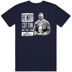 Henry Cotton The Open Championship Tournament Golf Legend T Shirt Henry Cotton The Open Championship Tournament Golf Legend T Shirt