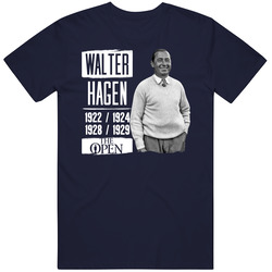Walter Hagen The Open Championship Tournament Golf Legend T Shirt Walter Hagen The Open Championship Tournament Golf Legend T Shirt