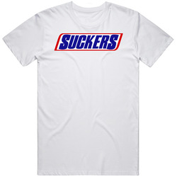 Suckers Snickers Parody T Shirt