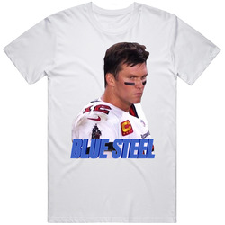 Blue Steel Brady Zoolander Parody Football Fan T Shirt