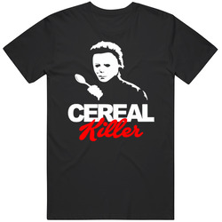 Cereal Killer Funny Michael Myers T Shirt