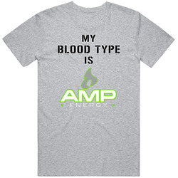 My Blood Type Is Amp Energy Drink T Shirt
