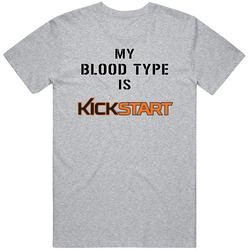 My Blood Type Is Kickstart Energy Drink T Shirt
