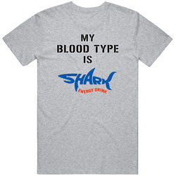 My Blood Type Is Shark Energy Drink T Shirt