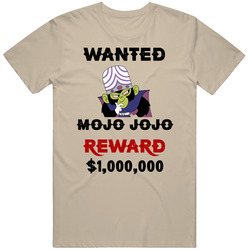 Mojo Jojo Wanted  Cartoon T Shirt
