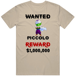 Piccolo Wanted  Cartoon T Shirt