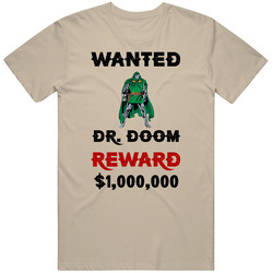 Dr Doom Wanted  Cartoon T Shirt
