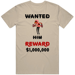 Him Wanted  Cartoon T Shirt
