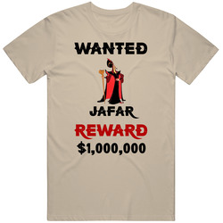 Jafar Wanted  Cartoon T Shirt
