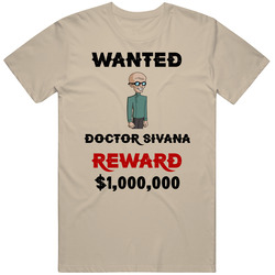 Doctor Sivana Wanted  Cartoon T Shirt