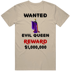 Evil Queen Wanted  Cartoon T Shirt