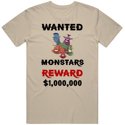 Monstars Wanted  Cartoon T Shirt