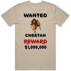 Cheetah Wanted  Cartoon T Shirt