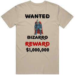 Bizarro Wanted  Cartoon T Shirt