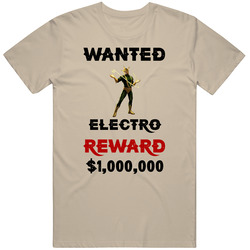 Electro Wanted  Cartoon T Shirt
