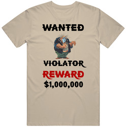 Violator Wanted  Cartoon T Shirt