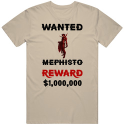 Mephisto Wanted  Cartoon T Shirt