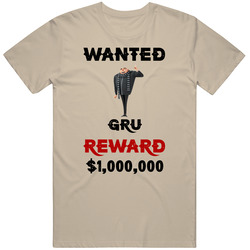 Gru Wanted  Cartoon T Shirt