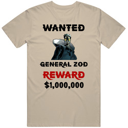 General Zod Wanted  Cartoon T Shirt