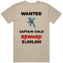 Captain Cold Wanted  Cartoon T Shirt