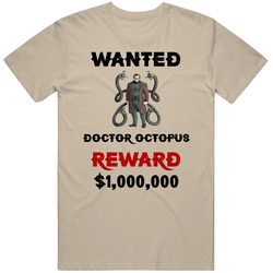 Doctor Octopus Wanted  Cartoon T Shirt