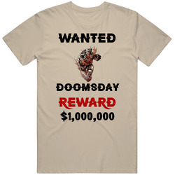Doomsday Wanted  Cartoon T Shirt