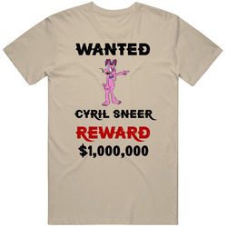 Cyril Sneer Wanted  Cartoon T Shirt