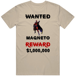 Magneto Wanted  Cartoon T Shirt