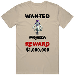 Frieza Wanted  Cartoon T Shirt