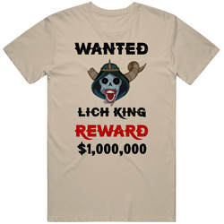Lich King Wanted  Cartoon T Shirt