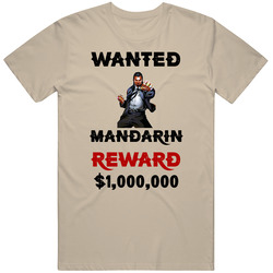 Mandarin Wanted  Cartoon T Shirt