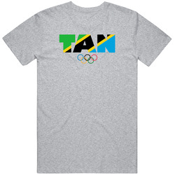 Tanzania Flag Olympic Country Abbreviation T Shirt Tanzania Flag Olympic Country Abbreviation T Shirt