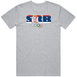 Serbia Flag Olympic Country Abbreviation T Shirt Serbia Flag Olympic Country Abbreviation T Shirt