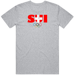 Switzerland Flag Olympic Country Abbreviation T Shirt Switzerland Flag Olympic Country Abbreviation T Shirt