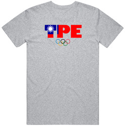 Chinese Taipei Flag Olympic Country Abbreviation T Shirt Chinese Taipei Flag Olympic Country Abbreviation T Shirt