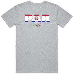 Paraguay Flag Olympic Country Abbreviation T Shirt Paraguay Flag Olympic Country Abbreviation T Shirt