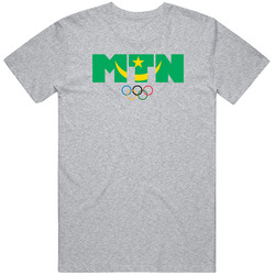 Mauritania Flag Olympic Country Abbreviation T Shirt Mauritania Flag Olympic Country Abbreviation T Shirt