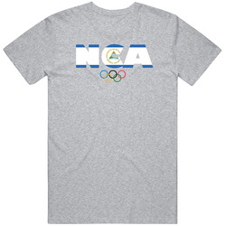 Nicaragua Flag Olympic Country Abbreviation T Shirt Nicaragua Flag Olympic Country Abbreviation T Shirt